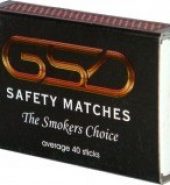 GSD Safety Pocket Matches pk of 100 x 40 sticks