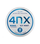 4NX 10mg Icy Mint Slim Nicotine Pouches 5 x 20 Pouches