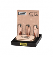 Clipper CMP11R Metal Flint Rose Gold Lighters – CM0S057UK Case of 12pcs