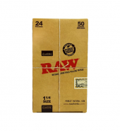 24 Raw Classic 1 1-4 Size Rolling Papers